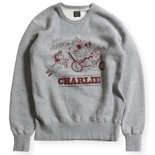 CLOUD FRONT-V CREW NECK SWEATER